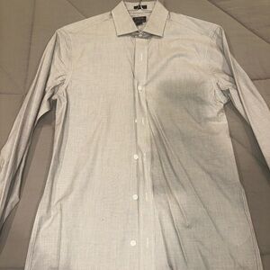 J. Crew Classic Light Grey Dress Shirt